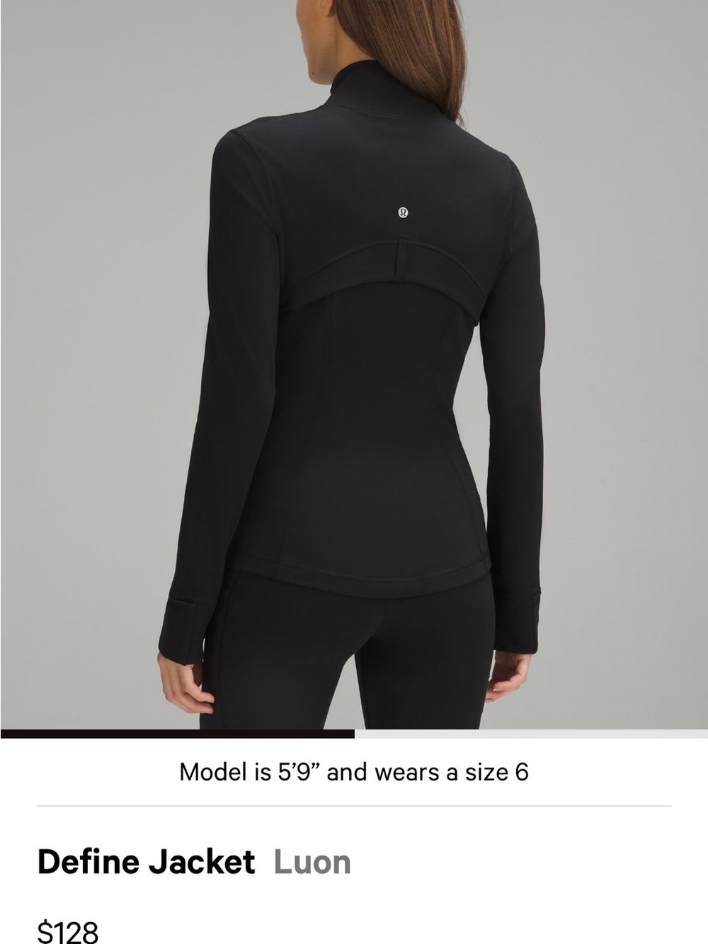 lululemon athletica Black Define Jacket - Luon